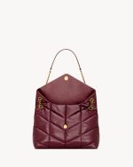 YSL PUFFER medium in shiny leather - Image 4